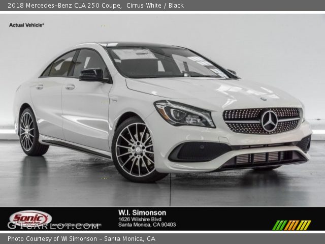 2018 Mercedes-Benz CLA 250 Coupe in Cirrus White