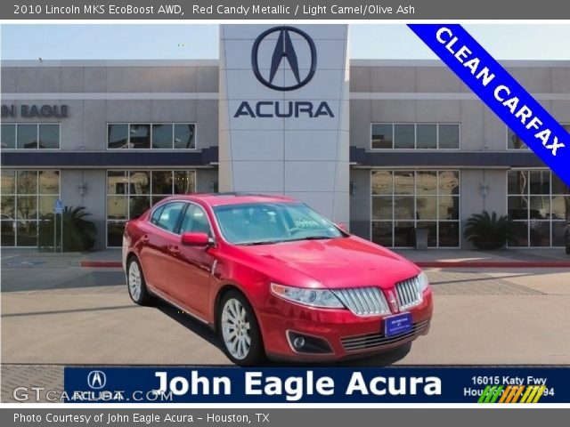 2010 Lincoln MKS EcoBoost AWD in Red Candy Metallic