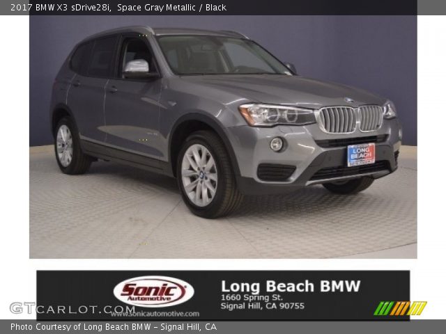 2017 BMW X3 sDrive28i in Space Gray Metallic