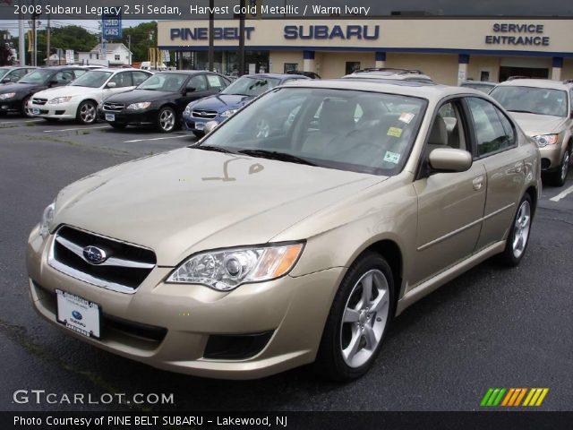 2008 Subaru Legacy 2.5i Sedan in Harvest Gold Metallic