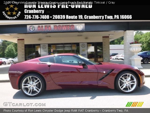 2016 Chevrolet Corvette Stingray Coupe in Long Beach Red Metallic Tintcoat