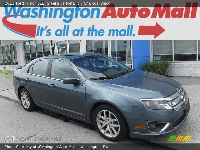 2012 Ford Fusion SEL in Steel Blue Metallic