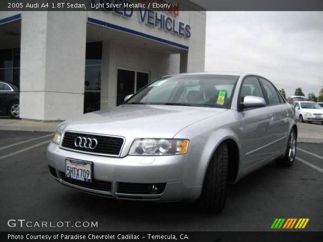 2005 Audi A4 1.8T Sedan in Light Silver Metallic