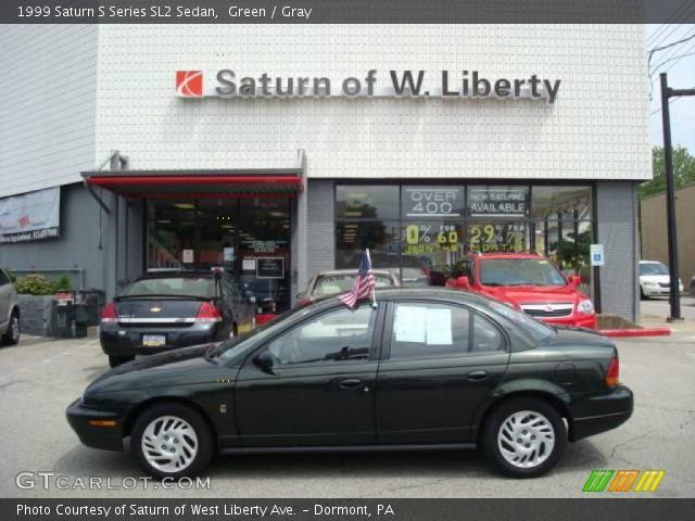 1999 Saturn S Series SL2 Sedan in Green