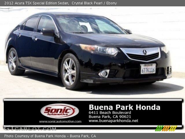 2012 Acura TSX Special Edition Sedan in Crystal Black Pearl