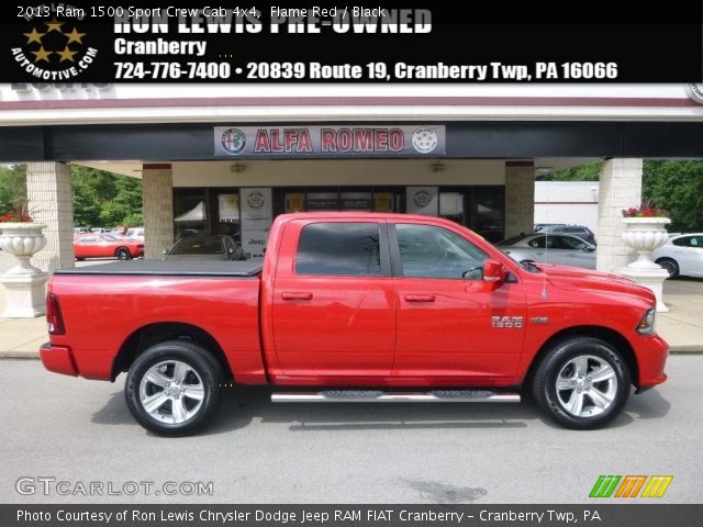 2013 Ram 1500 Sport Crew Cab 4x4 in Flame Red