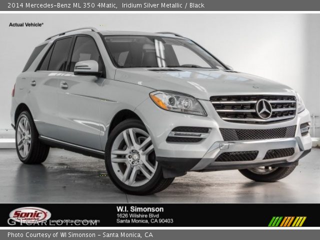 2014 Mercedes-Benz ML 350 4Matic in Iridium Silver Metallic