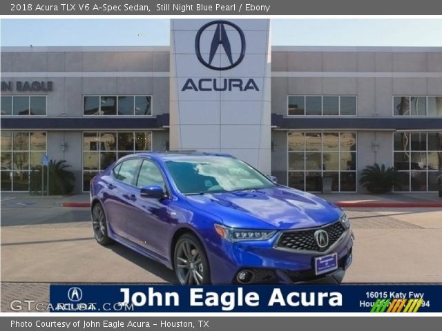 2018 Acura TLX V6 A-Spec Sedan in Still Night Blue Pearl
