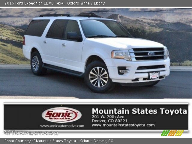 2016 Ford Expedition EL XLT 4x4 in Oxford White