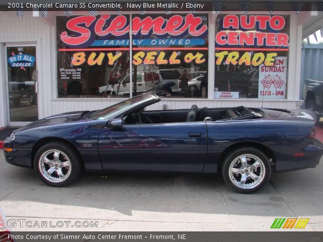 2001 Chevrolet Camaro SS Convertible in Navy Blue Metallic