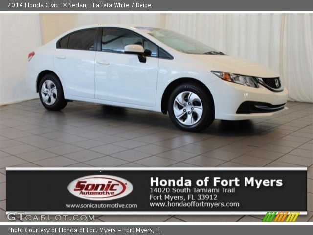 2014 Honda Civic LX Sedan in Taffeta White