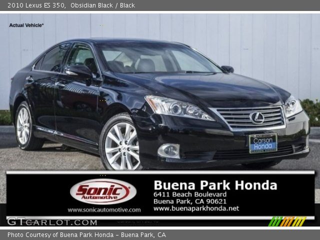 2010 Lexus ES 350 in Obsidian Black