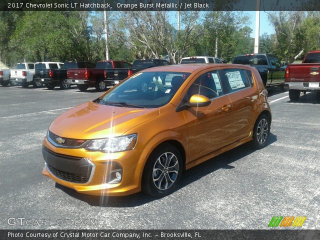 2017 Chevrolet Sonic LT Hatchback in Orange Burst Metallic