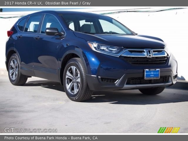 2017 Honda CR-V LX in Obsidian Blue Pearl