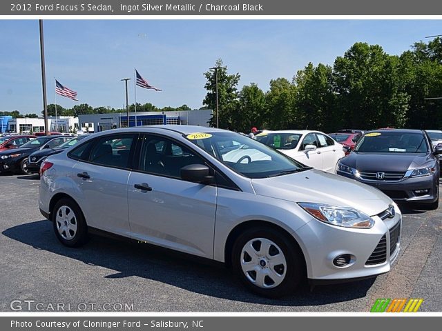2012 Ford Focus S Sedan in Ingot Silver Metallic