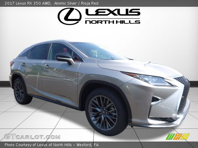 2017 Lexus RX 350 AWD in Atomic Silver
