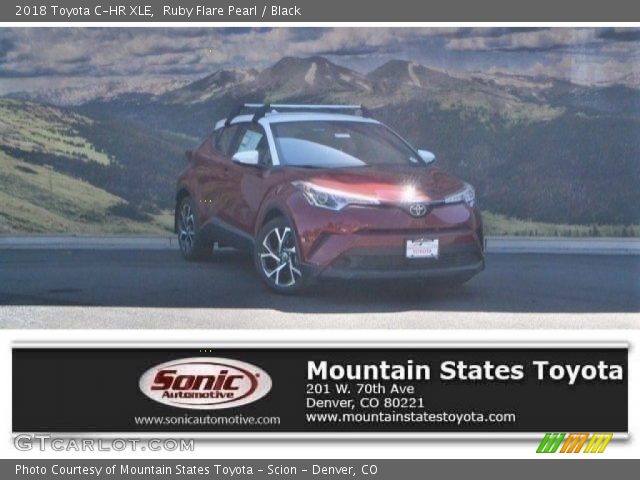2018 Toyota C-HR XLE in Ruby Flare Pearl