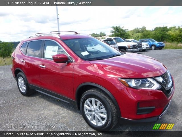 2017 Nissan Rogue SV AWD in Palatial Ruby