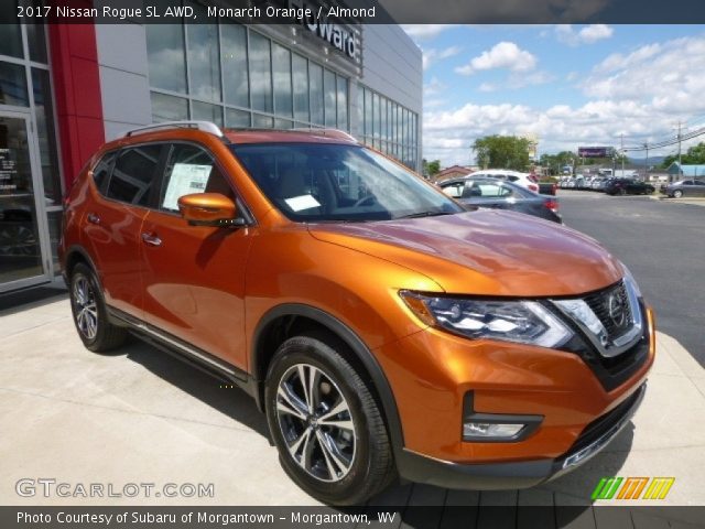 2017 Nissan Rogue SL AWD in Monarch Orange