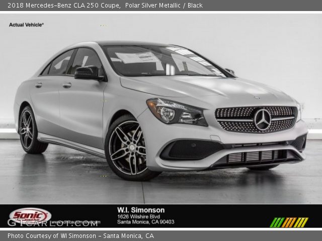 2018 Mercedes-Benz CLA 250 Coupe in Polar Silver Metallic