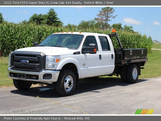 2012 Ford F350 Super Duty XL Crew Cab 4x4 Dually in Oxford White