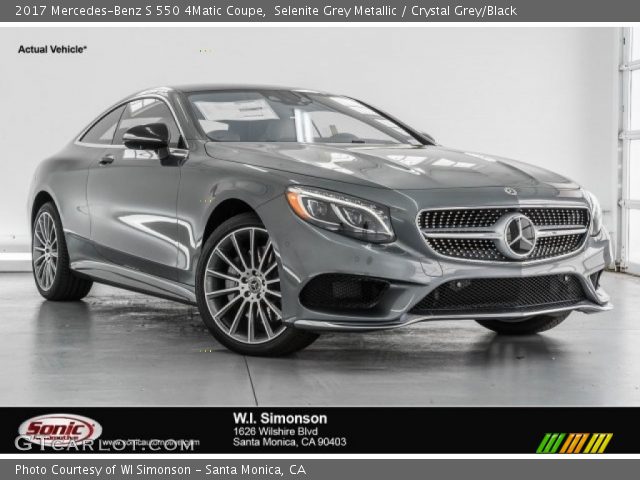 2017 Mercedes-Benz S 550 4Matic Coupe in Selenite Grey Metallic