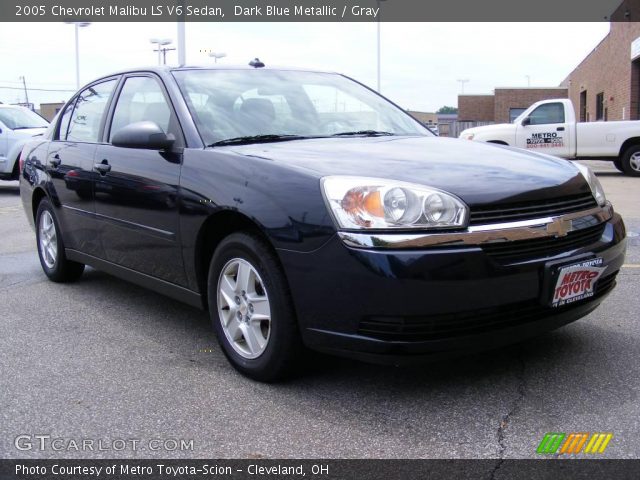 2005 Chevrolet Malibu LS V6 Sedan in Dark Blue Metallic