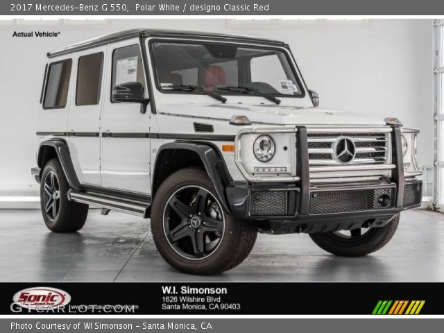 2017 Mercedes-Benz G 550 in Polar White