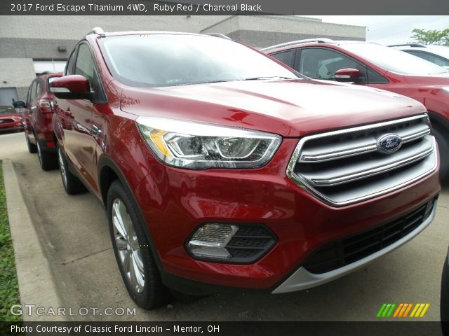 2017 Ford Escape Titanium 4WD in Ruby Red