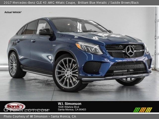 2017 Mercedes-Benz GLE 43 AMG 4Matic Coupe in Brilliant Blue Metallic