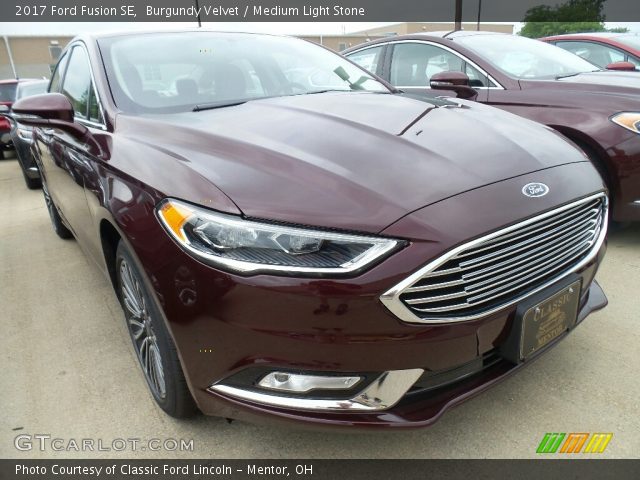 2017 Ford Fusion SE in Burgundy Velvet