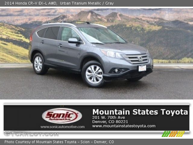 2014 Honda CR-V EX-L AWD in Urban Titanium Metallic