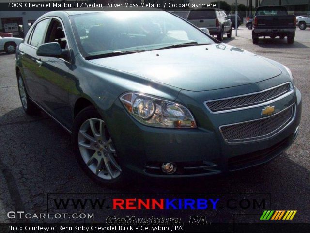2009 Chevrolet Malibu LTZ Sedan in Silver Moss Metallic