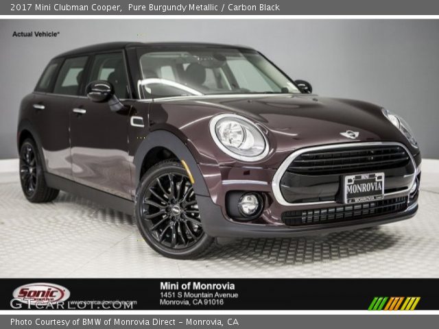 2017 Mini Clubman Cooper in Pure Burgundy Metallic