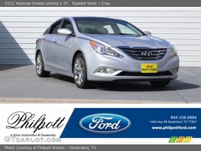 2012 Hyundai Sonata Limited 2.0T in Radiant Silver