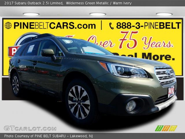 2017 Subaru Outback 2.5i Limited in Wilderness Green Metallic