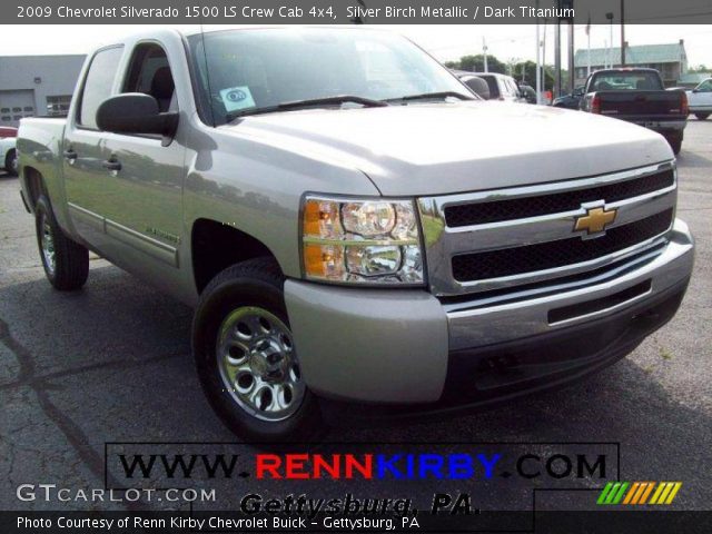 2009 Chevrolet Silverado 1500 LS Crew Cab 4x4 in Silver Birch Metallic