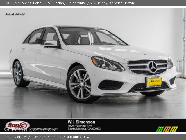 2016 Mercedes-Benz E 350 Sedan in Polar White