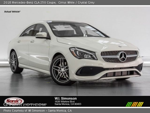 2018 Mercedes-Benz CLA 250 Coupe in Cirrus White