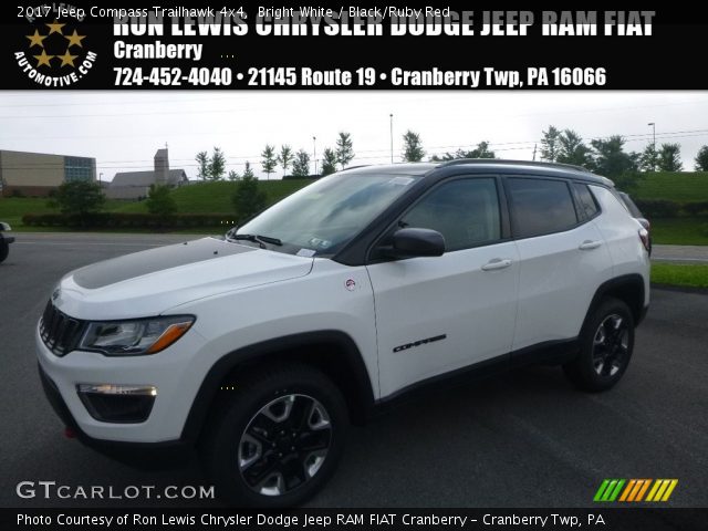 2017 Jeep Compass Trailhawk 4x4 in Bright White