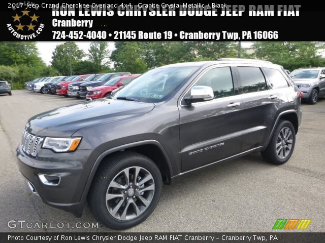 2017 Jeep Grand Cherokee Overland 4x4 in Granite Crystal Metallic