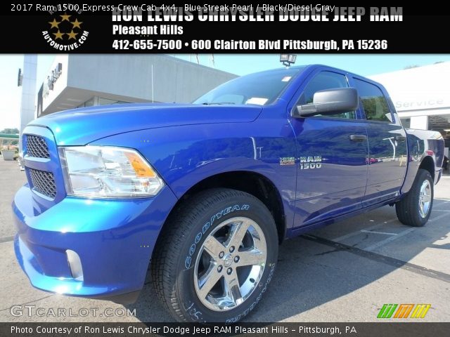 2017 Ram 1500 Express Crew Cab 4x4 in Blue Streak Pearl