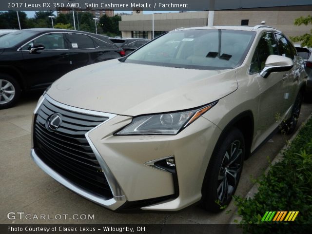 2017 Lexus RX 350 AWD in Satin Cashmere Metallic