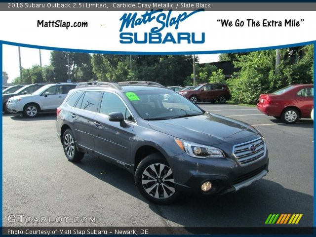 2016 Subaru Outback 2.5i Limited in Carbide Gray Metallic