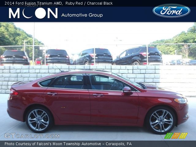 2014 Ford Fusion Titanium AWD in Ruby Red