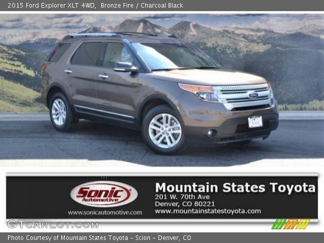 2015 Ford Explorer XLT 4WD in Bronze Fire