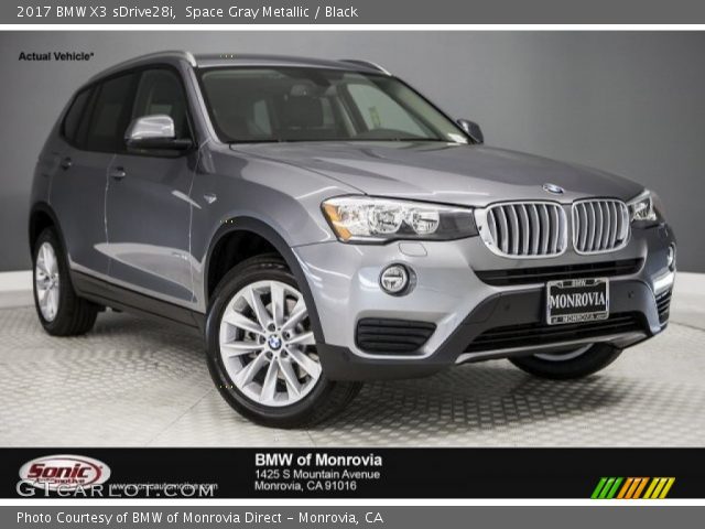 2017 BMW X3 sDrive28i in Space Gray Metallic