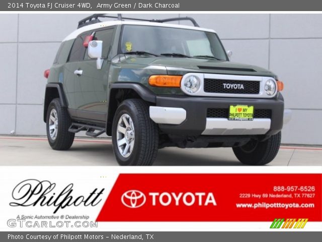 2014 Toyota FJ Cruiser 4WD in Army Green