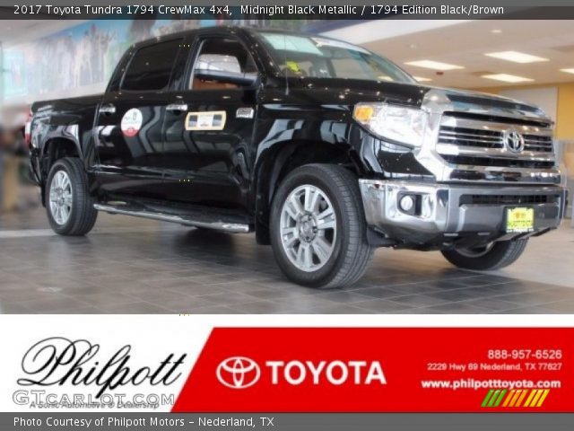 2017 Toyota Tundra 1794 CrewMax 4x4 in Midnight Black Metallic