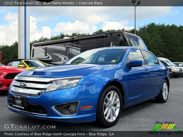 2012 Ford Fusion SEL in Blue Flame Metallic